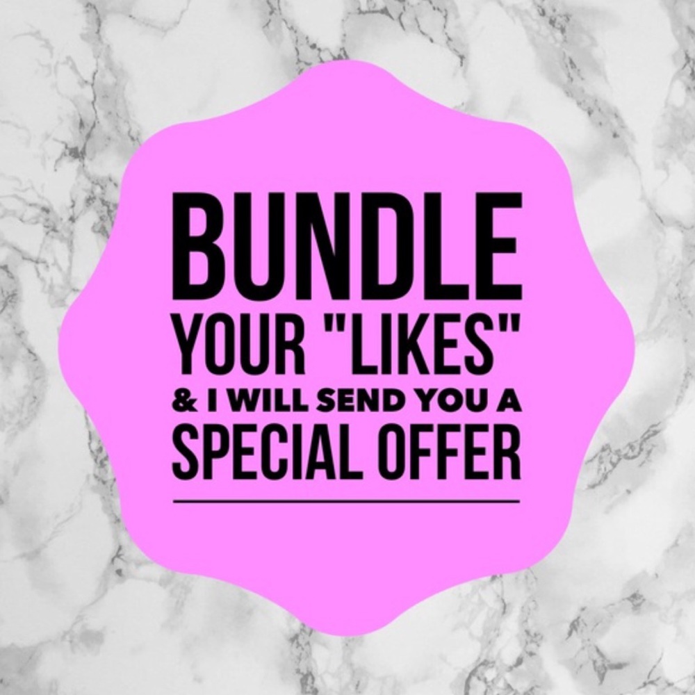💕Bundle your likes for a special private offer!💕